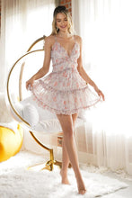 Indlæs billede til gallerivisning Floral Ruffle Cami Mini Dress
