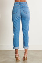 Load image into Gallery viewer, High-Waisted Distressed Boyfriend Jeans
