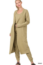 Load image into Gallery viewer, French Terry Jumpsuit &amp; Cardigan Set
