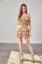 Load image into Gallery viewer, SMOCKED WAIST RUFFLE ROMPER
