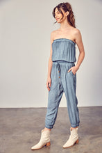 Load image into Gallery viewer, Raw Edge Detail Tube Jumpsuit
