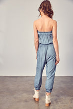 Load image into Gallery viewer, Raw Edge Detail Tube Jumpsuit
