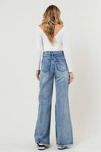 Load image into Gallery viewer, High Rise Wide Leg Jeans in a Vintage Acid Wash
