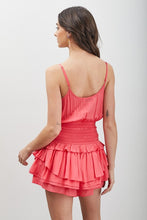 Load image into Gallery viewer, WRAP SMOCKED WAIST RUFFLE DRESS
