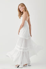 Load image into Gallery viewer, SHIRRED RUFFLE FOLDED DETAIL MAXI DRESS
