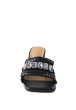 Load image into Gallery viewer, CLEAR JEWEL SANDALS
