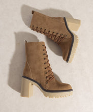 Load image into Gallery viewer, Suede Platform Boots
