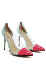 Load image into Gallery viewer, Clear Stiletto Pumps
