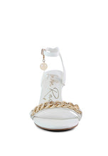 Load image into Gallery viewer, Metal Chain Strap Sandals
