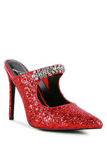Load image into Gallery viewer, Glitter Heeled Sandals

