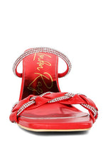 Load image into Gallery viewer, Chain Detail Knot Sandals
