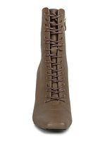 Indlæs billede til gallerivisning Lace Up Leather Ankle Boots
