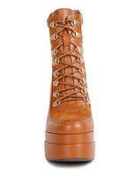 Indlæs billede til gallerivisning Faux Leather Ankle Boots
