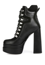 Load image into Gallery viewer, Faux Leather Ankle Boots

