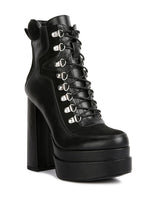 Load image into Gallery viewer, Faux Leather Ankle Boots
