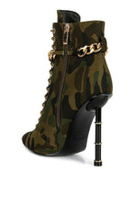 Indlæs billede til gallerivisning Camouflage Ankle Boot
