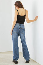 Load image into Gallery viewer, Distressed High Waist Jeans

