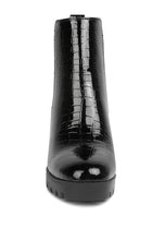 Indlæs billede til gallerivisning Faux Leather Croc Boots
