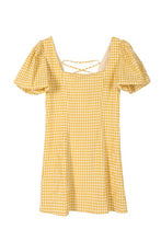 Load image into Gallery viewer, SS back strap dress - gingham
