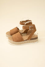 Load image into Gallery viewer, ESPADRILLE ANKLE STRAP SANDALS
