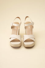 Load image into Gallery viewer, NOBLE-S ESPADRILLE SANDAL HEELS
