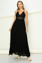 Load image into Gallery viewer, IN LOVE BUSTIER LACE MAXI DRESS

