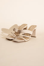 Load image into Gallery viewer, BRAIDED STRAP SANDAL HEELS
