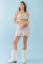 Lataa kuva Galleria-katseluun, Crop Top &amp; High Waist Skirt Set
