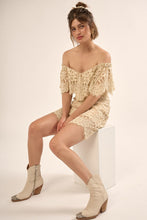 Load image into Gallery viewer, A Lace, Woven Mini Dress
