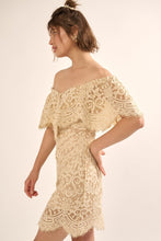 Load image into Gallery viewer, A Lace, Woven Mini Dress
