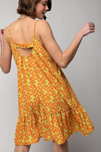 Load image into Gallery viewer, Floral Printed Wool Peach Cami Dress
