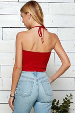 Load image into Gallery viewer, Keyhole Ribbed Tank Top
